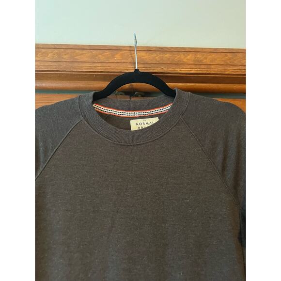 The Normal Brand Women's Crewneck Pullover Sweatshirts Long Sleeve Gray Size S - Picture 4 of 11